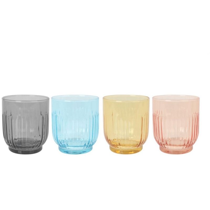 Lav Tokyo Pastel Set Of 4 Glasses