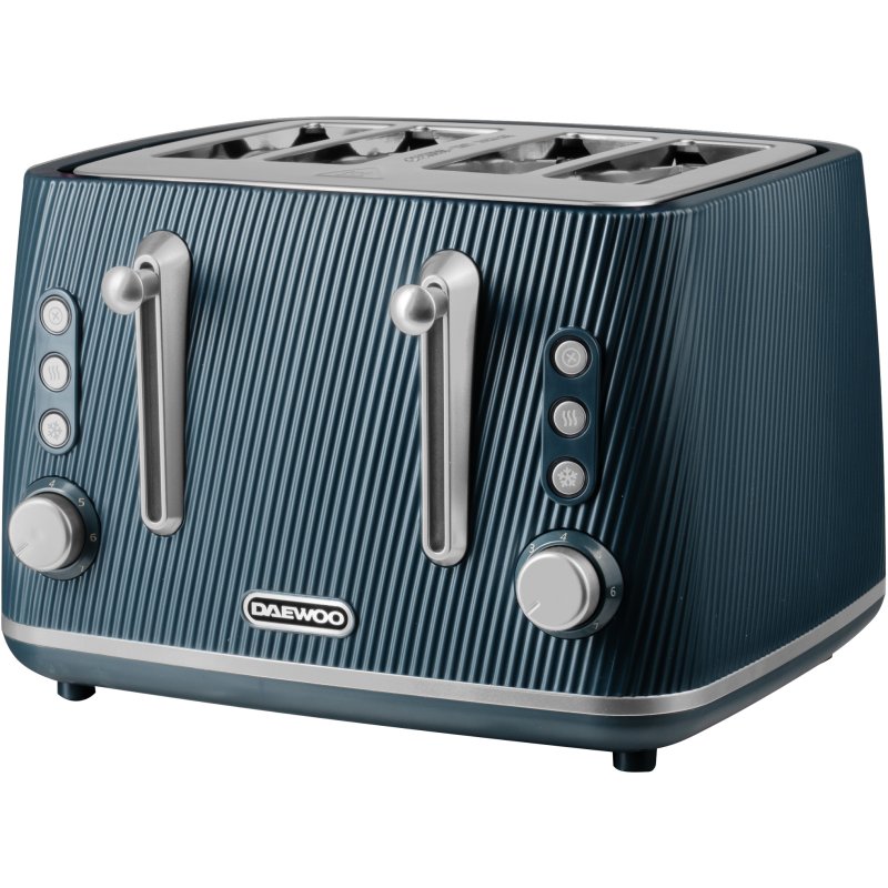 Daewoo Cascade 4 Slice Toaster Navy