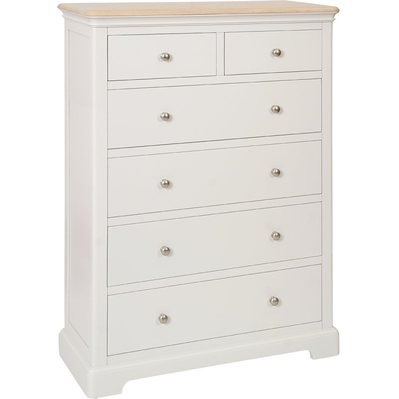 Broadway 2 Over 4 Chest In Grey Mist on a white background