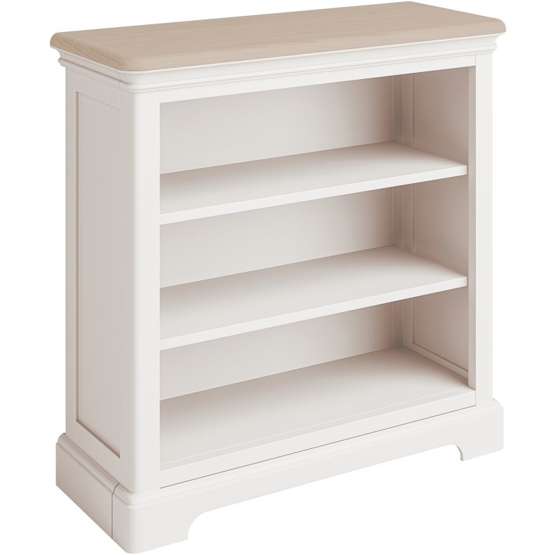 Broadway 3ft Bookcase In Grey Mist on a white background