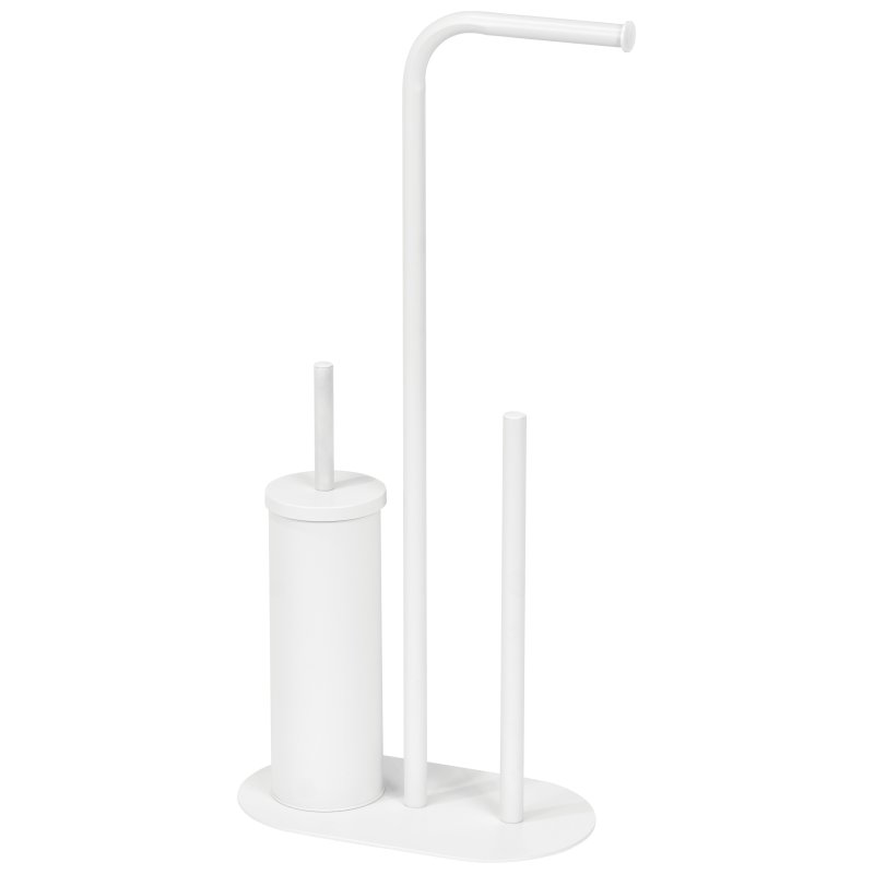 Showerdrape Showerdrape Aspen White 3 in 1 Toilet Butler