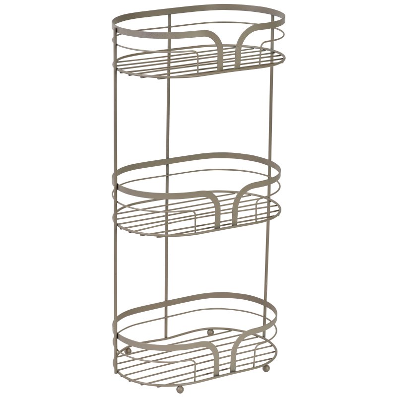 Showerdrape Showerdrape Dante Beige Floor Caddy