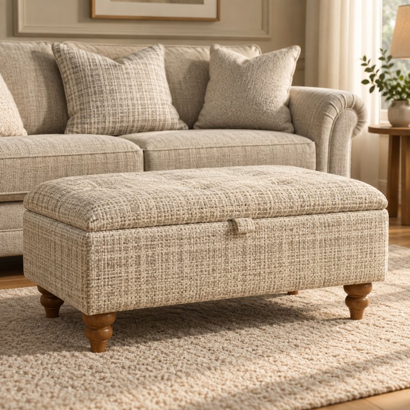 Lavenham Storage Footstool Lifestyle