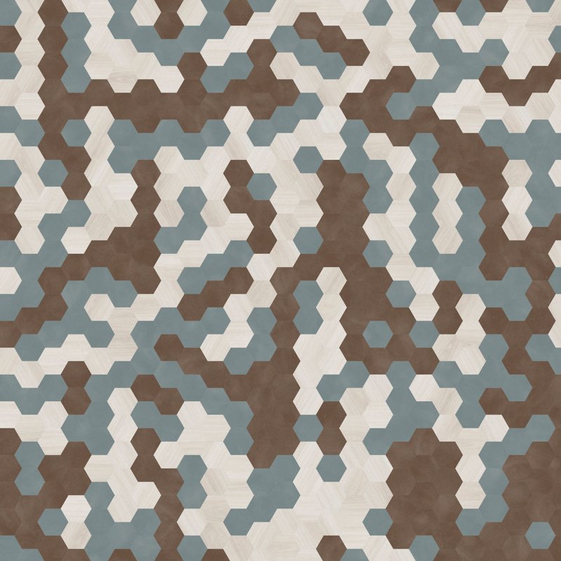 Moduleo Moduleo Moods Hexagon Trio 625
