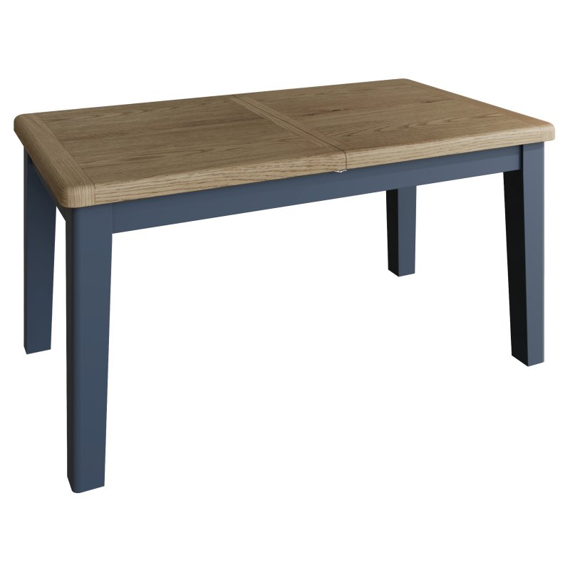 Heritage Editions Blue 1.8m Butterfly Extending Dining Table on a white background