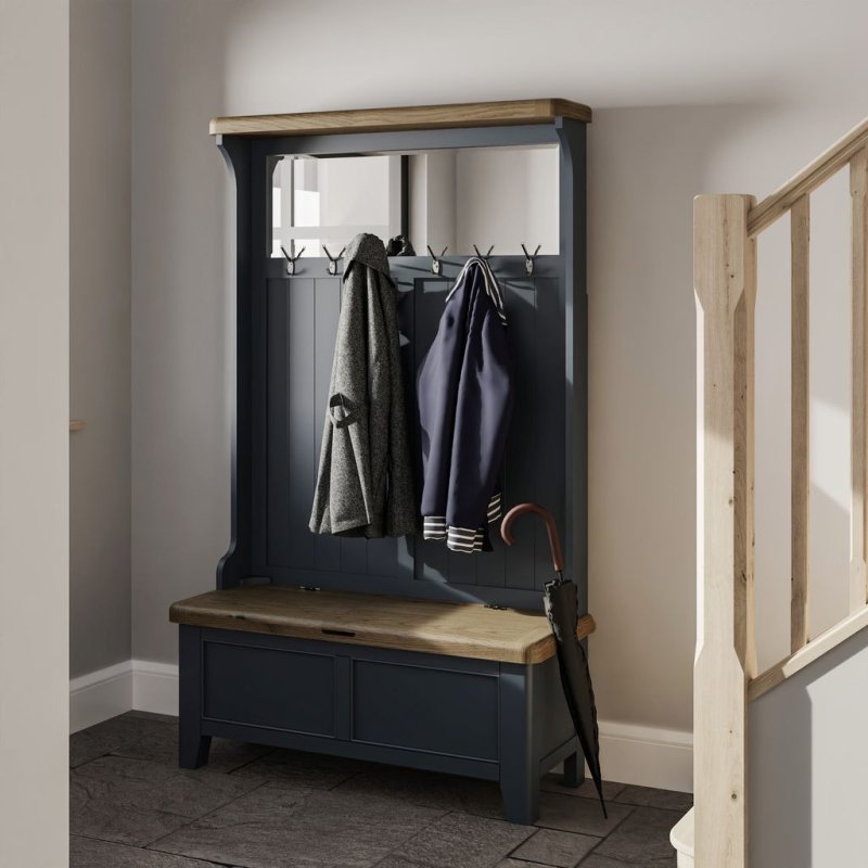 Heritage Editions Blue Hall Bench Unit lifestyle image