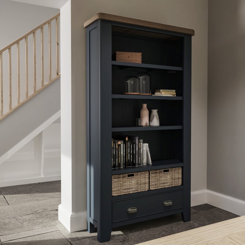 Heritage Editions Blue Large Bookcase lifestyle image