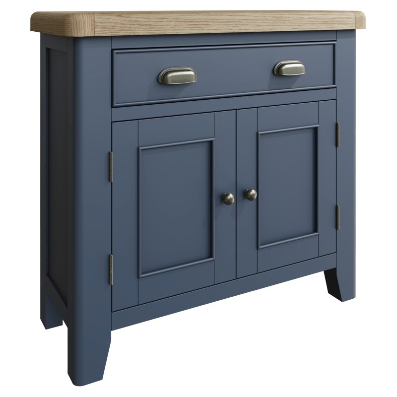 Heritage Editions Blue 1 Drawer 2 Door Sideboard on a white background
