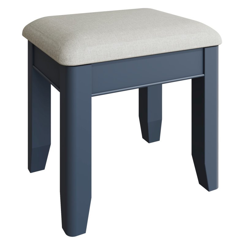 Heritage Editions Blue Stool on a white background