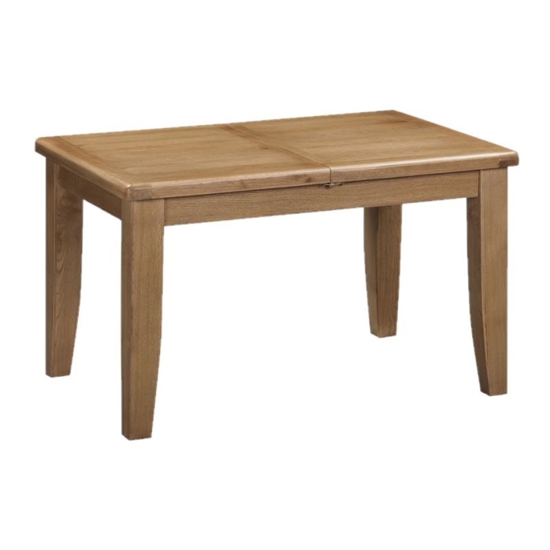 Manor Oak 1.5m Extending Dining Table on a white background