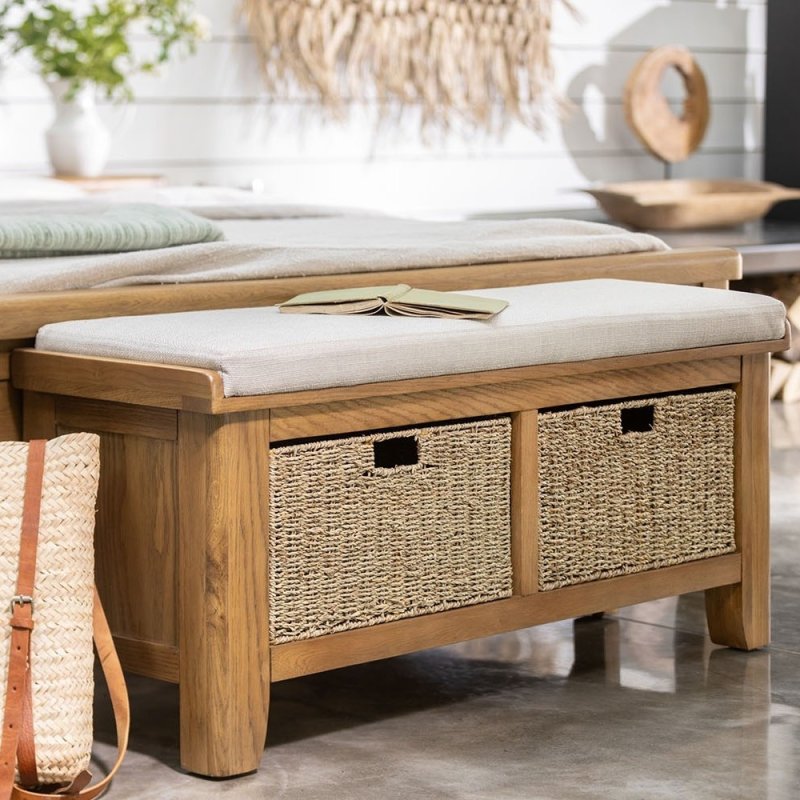 Manor Oak Hall Bench lifestyle image