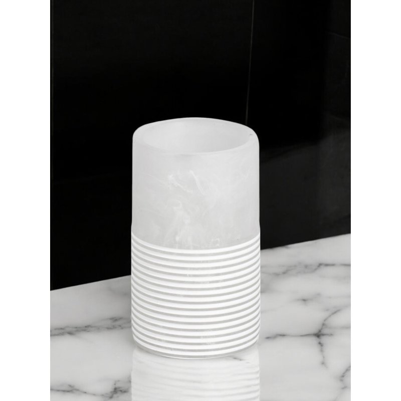 Showerdrape Showerdrape Bianco Tumbler