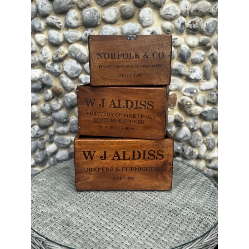 Norfolk & Co Large Aldiss Storage Crate | Aldiss of Norfolk