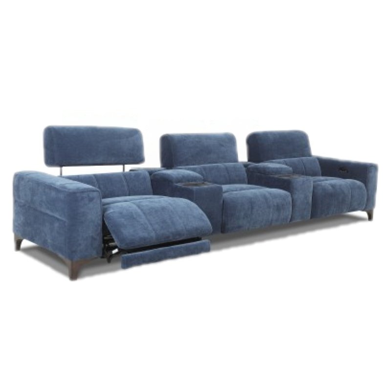Home Cinema 3 Seater Console Sofa on a white background