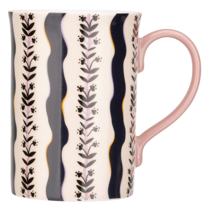 Cath Kidston Floral Stripe Mug