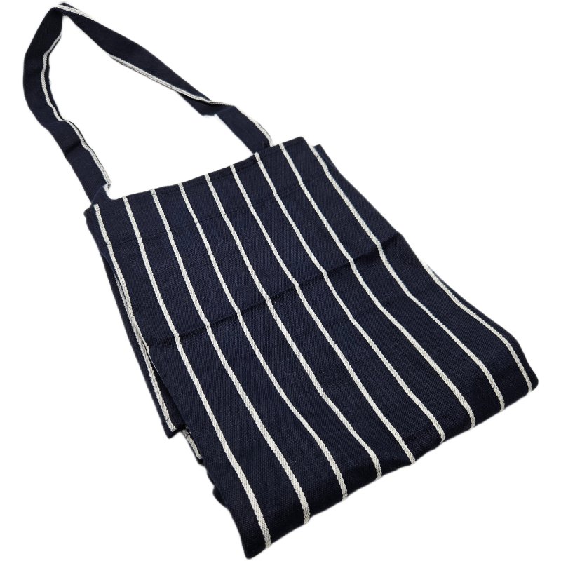 Butchers Stripe Navy Apron