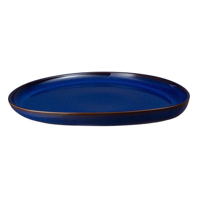 Denby Imperial Blue Organic Flat Platter