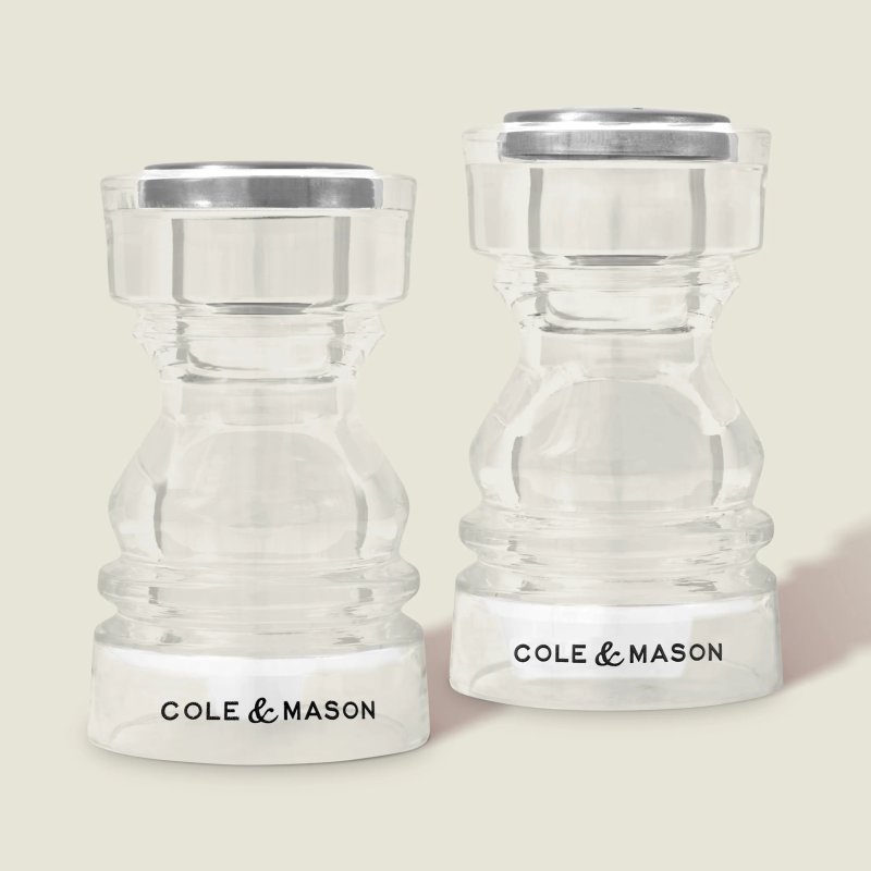 Cole & Mason Cole & Mason London Acrylic Mini Salt & Pepper Shaker Set