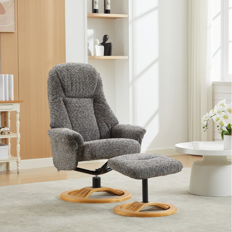Aruba Chair And Stool Set In Muscari lifestyle image