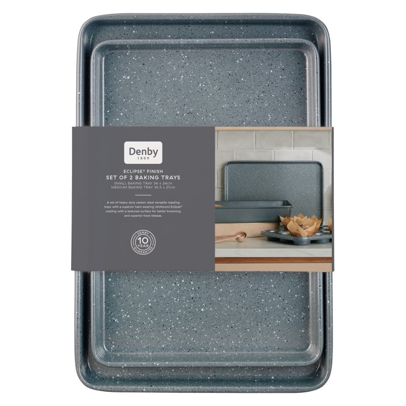 Denby Eclipse Set Of 2 Baking Sheets