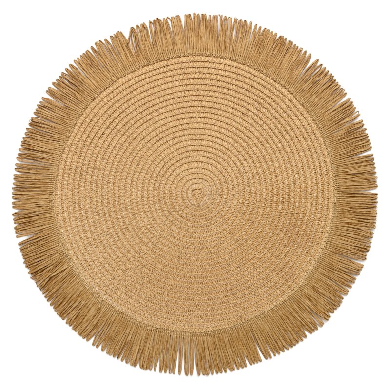 Denby Tan Natural Round Set Of 4 Placemats