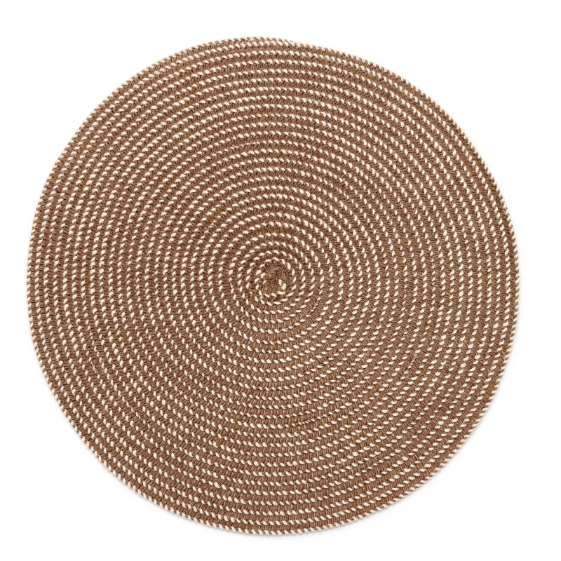 Denby Brown Cotton Round Set Of 4 Placemats