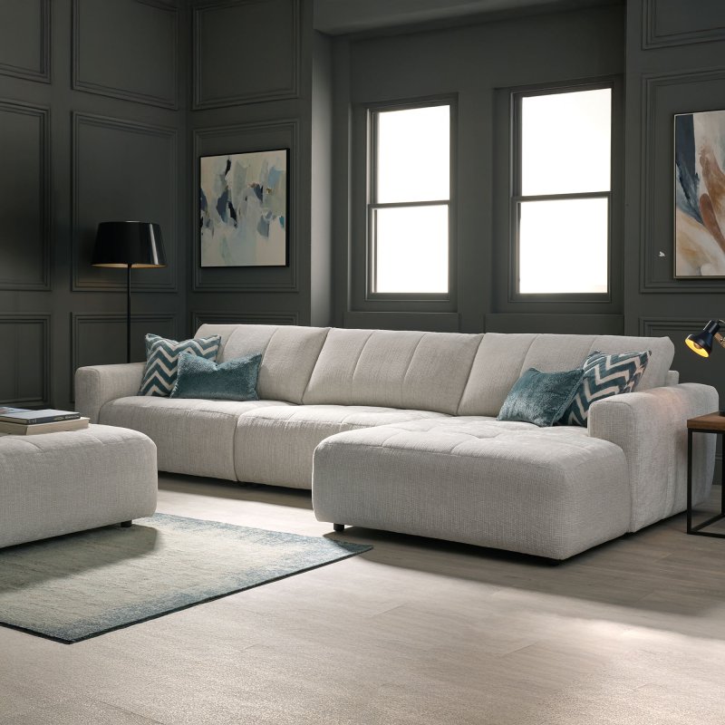 Opus Large Chaise Sofa lifestyle image
