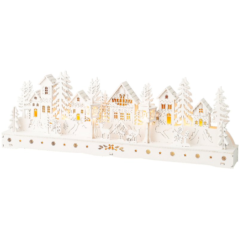 Kaemingk Kaemingk LED Plywood Village Scene