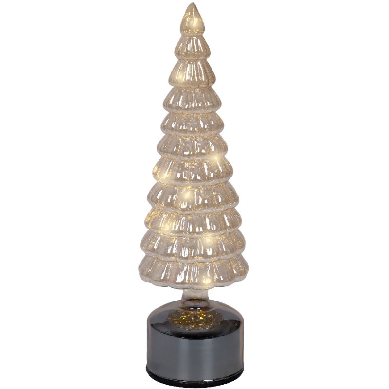 Kaemingk Kaemingk White Micro LED Rotating Glass Tree