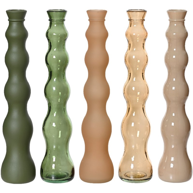Kaemingk Kaemingk Recycled Glass Wave Vase