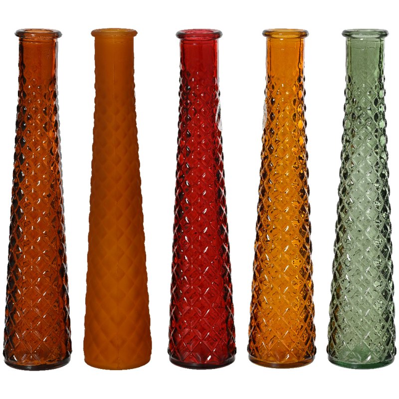 Kaemingk Kaemingk Recycled Glass Textured Vase