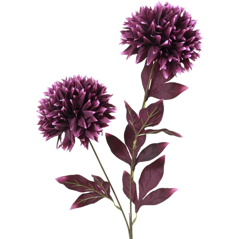 Kaemingk Kaemingk Purple Double Chrysanthemum on Stem