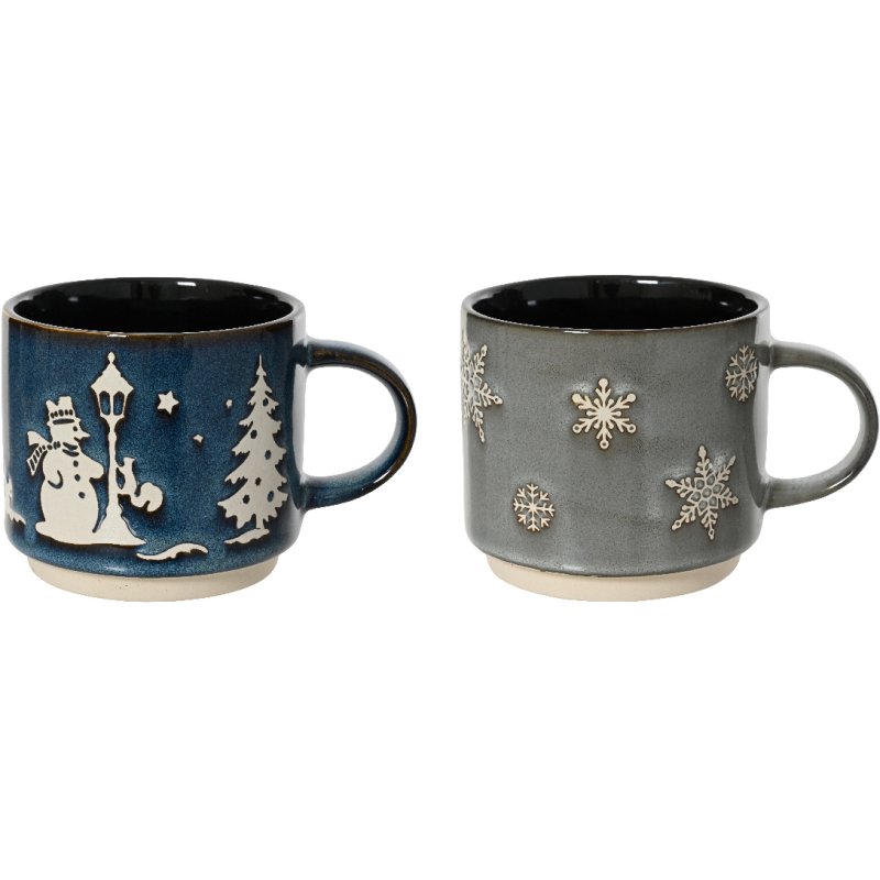 Kaemingk Kaemingk Christmas Reactive Stoneware Mug