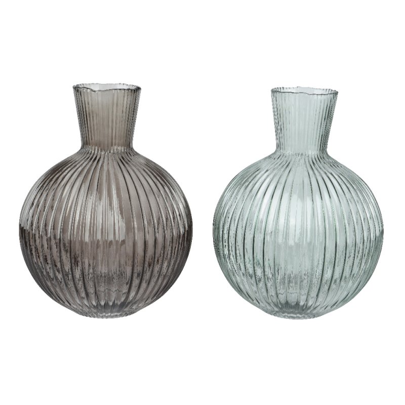 Kaemingk Kaemingk Round Textured Glass Vase