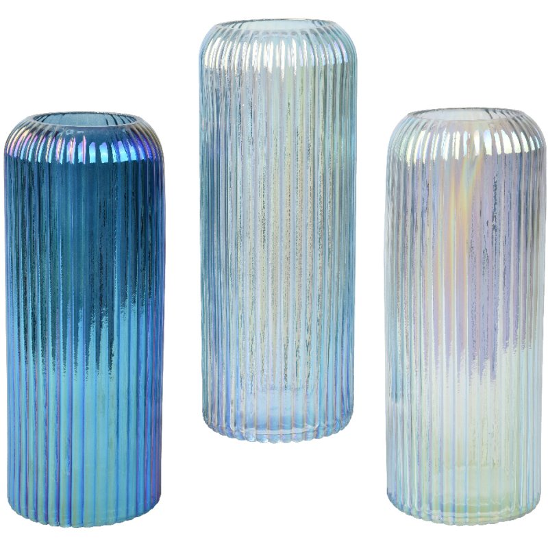 Kaemingk Kaemingk Large Lustre Glass Vase