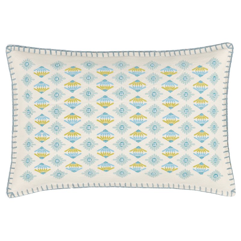 Land & Shore Orchard Green Cushion
