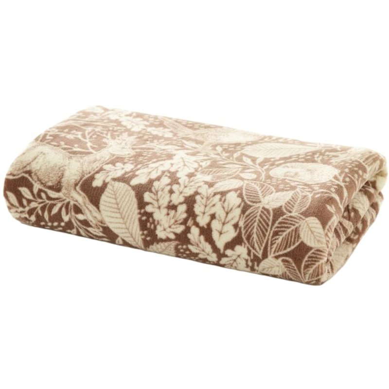 Deyongs Snuggle Touch Hidden Forest Throw Umber