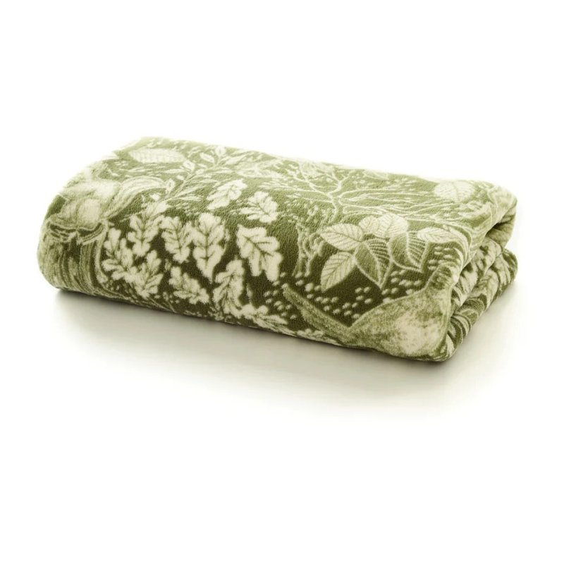 Deyongs Snuggle Touch Hidden Forest Throw Sage