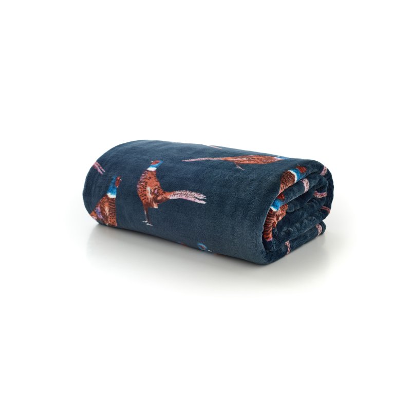 The Lyndon Company Coco Velvet Touch Throw Pheasant