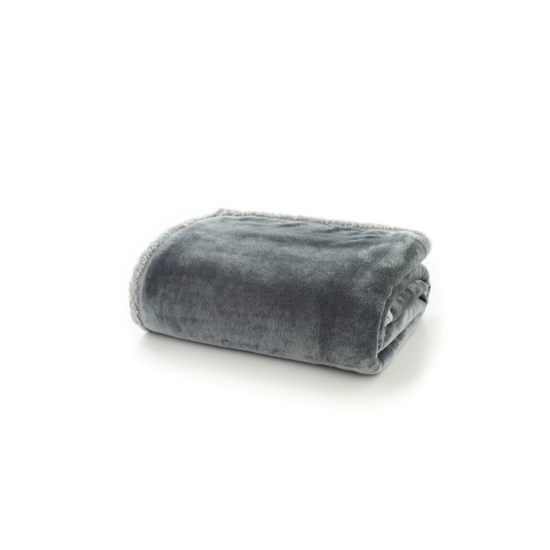 Deyongs Hazelwood Sherpa Throw Silver