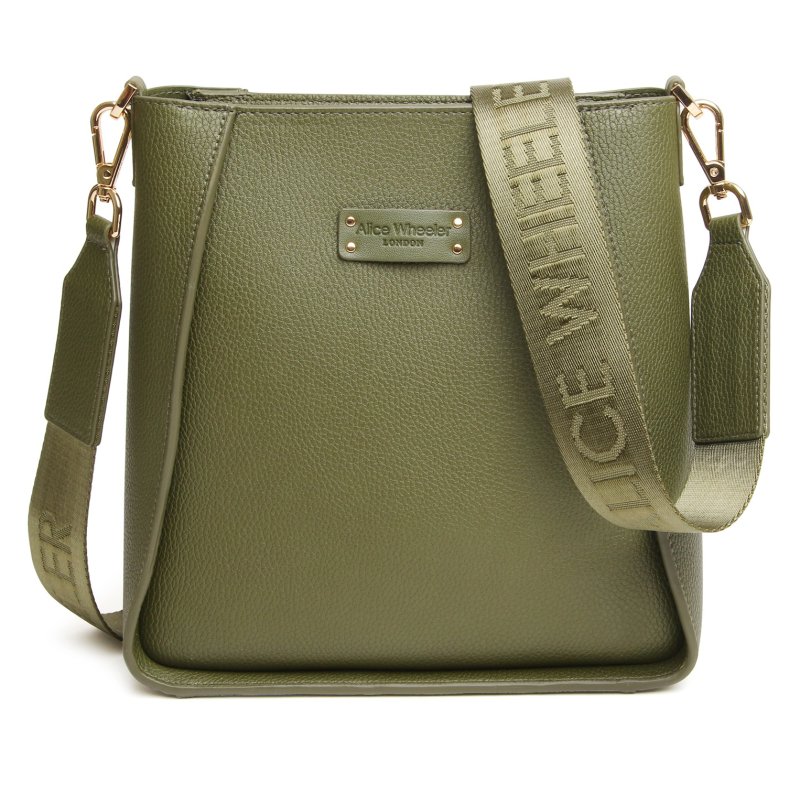 Alice Wheeler Kensington Cross Body Bag Chocolate