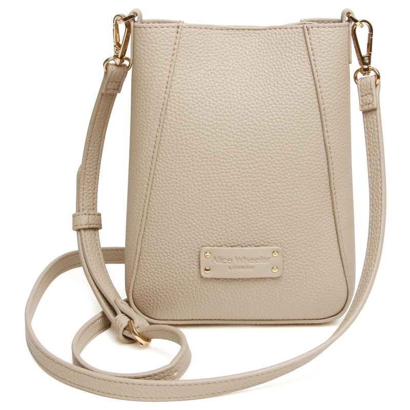 Alice Wheeler Kensington Phone Bag Stone