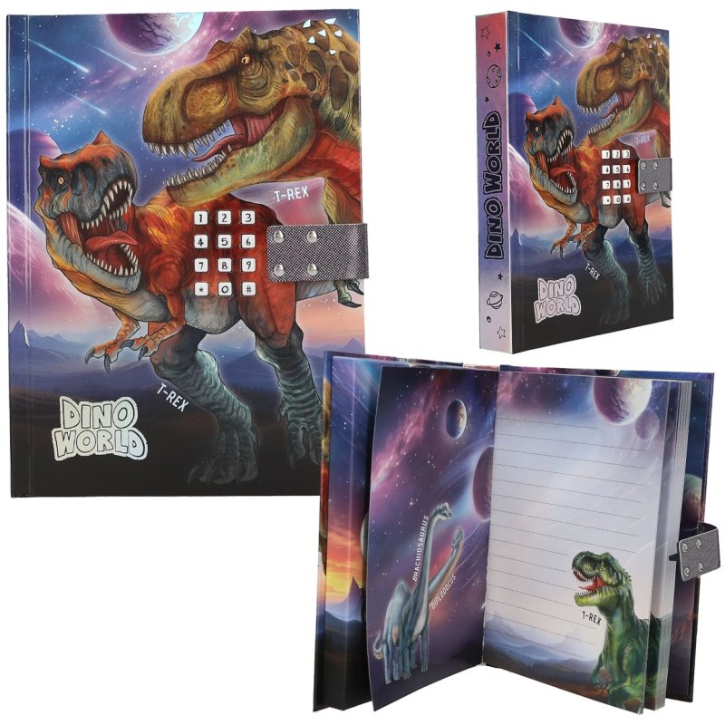 Dino World Diary With Code And Sound