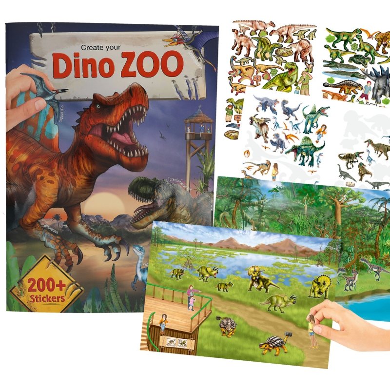 Dino World Create Your Dino Zoo Sticker Book