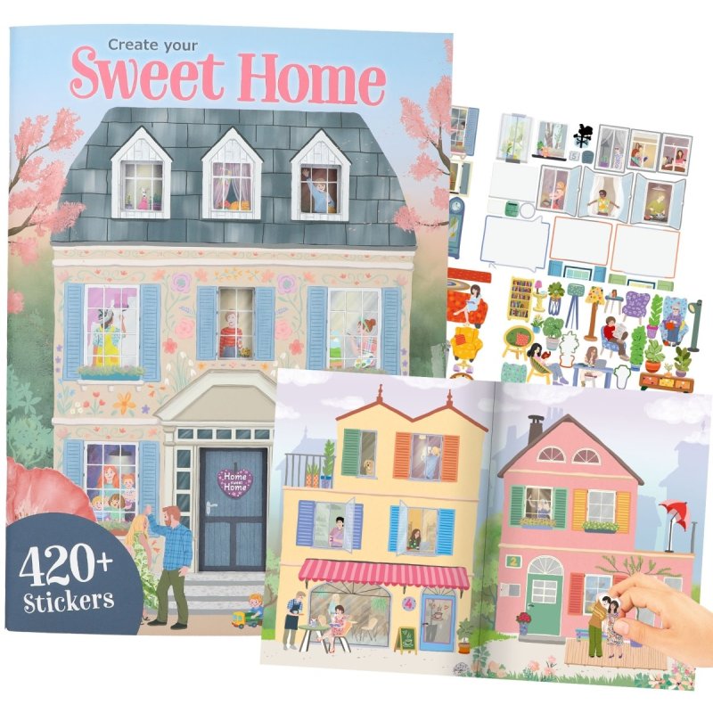 Topmodel Create Your Sweet Home Sticker Book