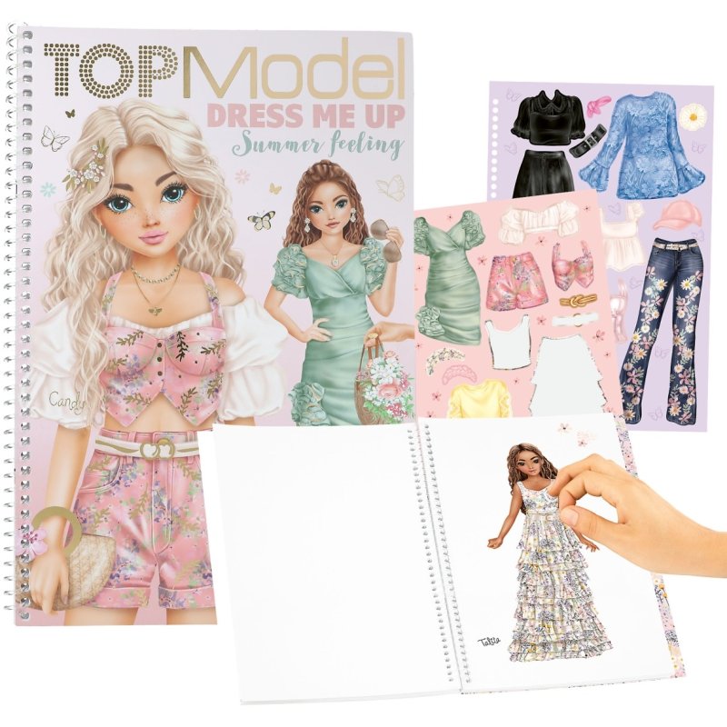 Topmodel Dress Me Up Big Summer Feeling Sticker Book