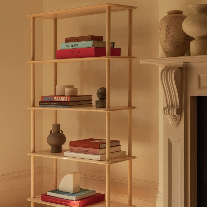 Ercol Stack Shelving Unit lifestyle image