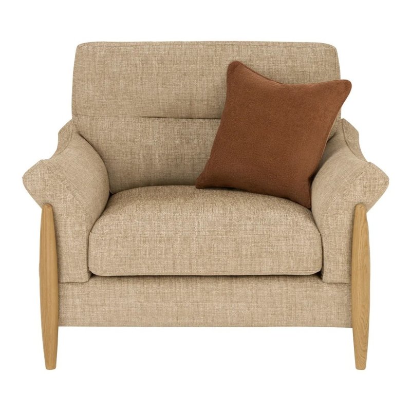 Ercol Clara Snuggler Chair on a white background