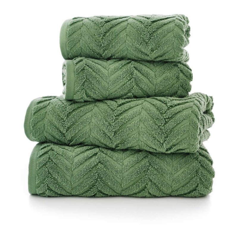 The Lyndon Company Catalonia Green Towels