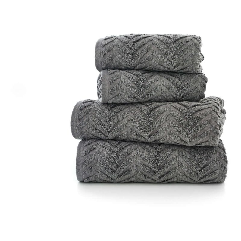 The Lyndon Company Catalonia Dark Grey Towels